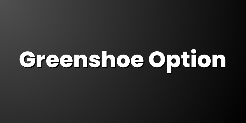 Greenshoe Option gmp ipo