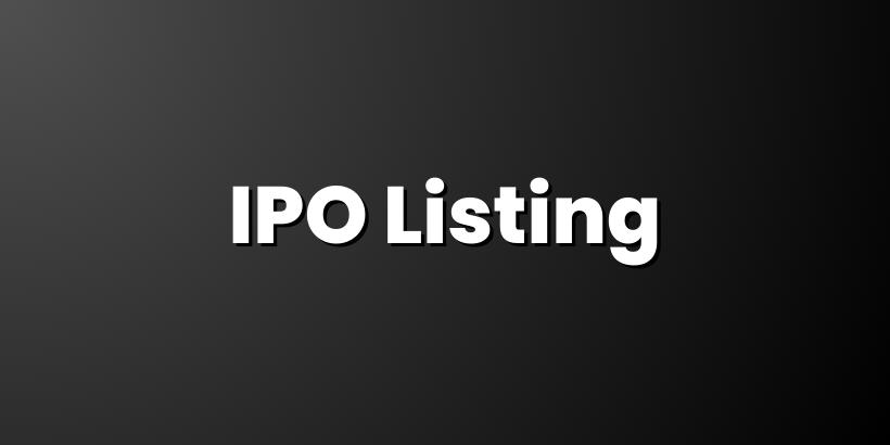 IPO Listing images created by gmp ipo